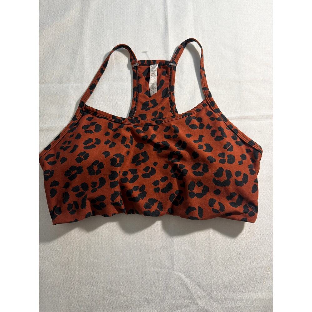 Leopard sports bra
